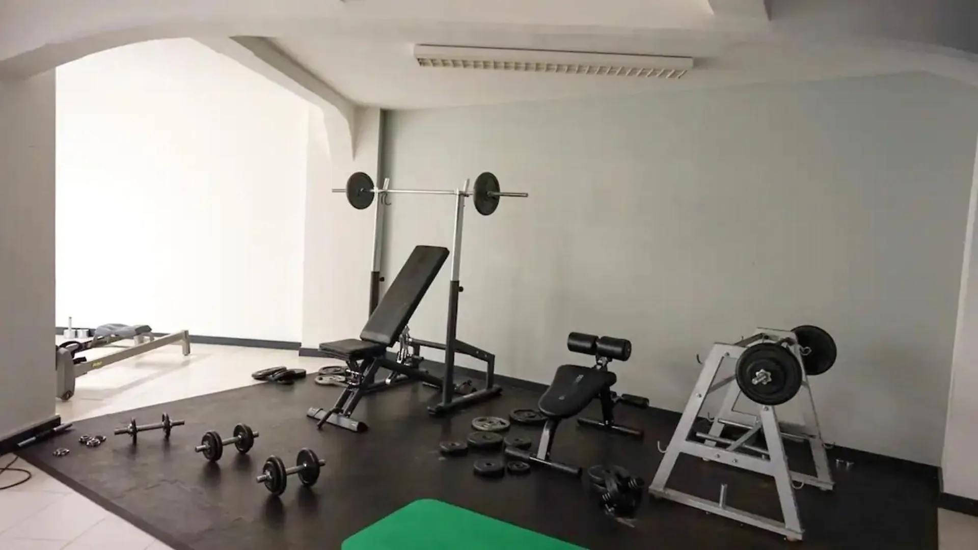Ferienwohnung Uniklinik Zentral Kueche Fitnessraum Leipzig Apartment