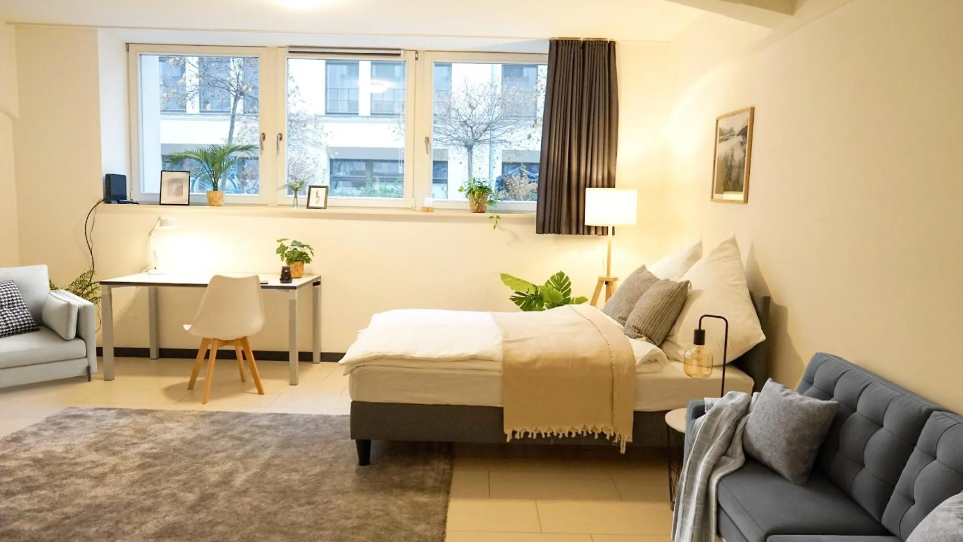 Apartment Ferienwohnung Uniklinik Zentral Kueche Fitnessraum Leipzig